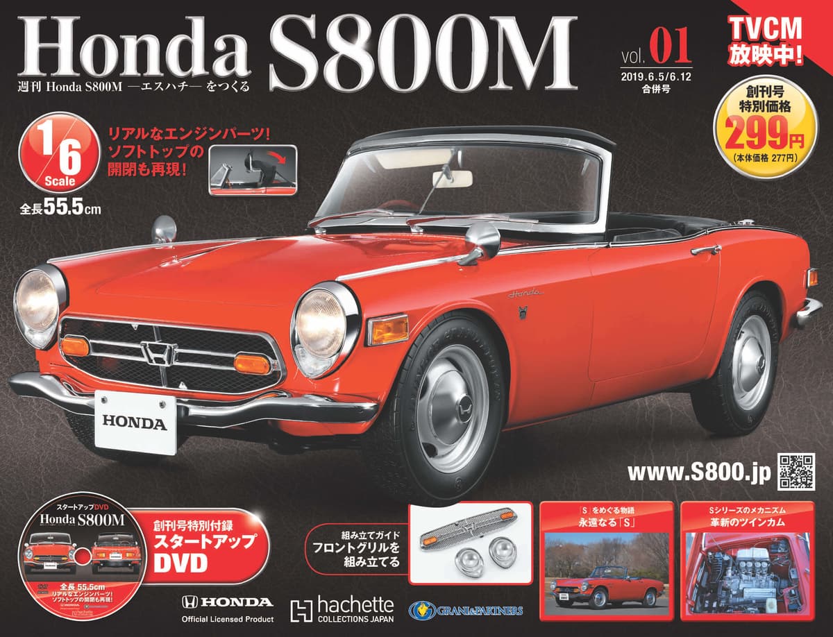 実車のような仕上がりに驚愕！ 「週間HONDA S800M-エスハチ-をつくる