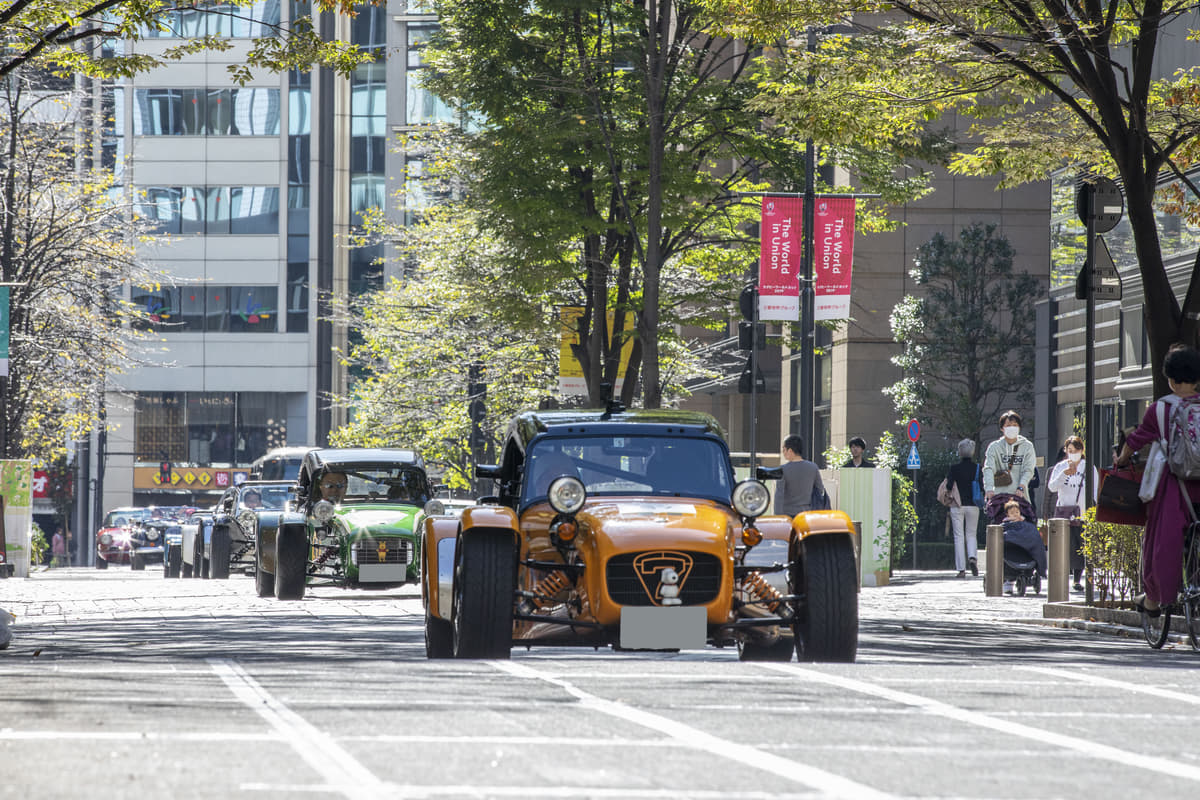 The銀座run エシカルミーティング に80台の名車が集結 懐かしのクルマが都内をパレード Auto Messe Web カスタム アウトドア 福祉車両 モータースポーツなどのカーライフ情報が満載