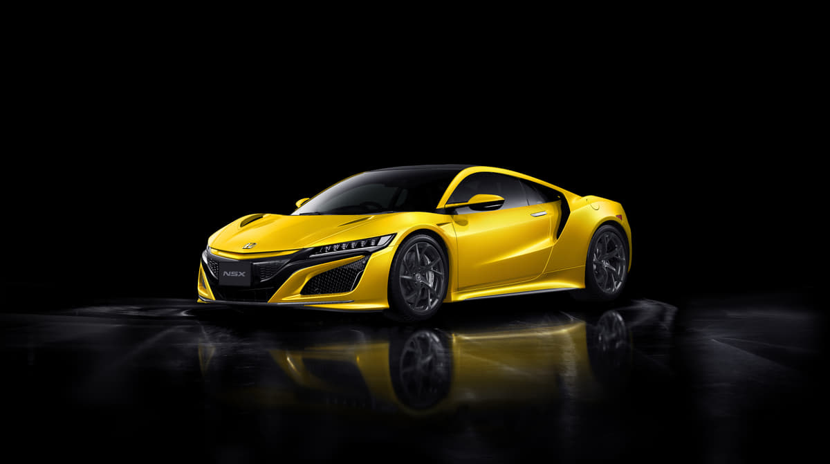 ホンダ Nsx 年モデル受注開始 初代で大人気だった イエロー 風の新色追加 Auto Messe Web カスタム アウトドア 福祉車両 モータースポーツなどのカーライフ情報が満載