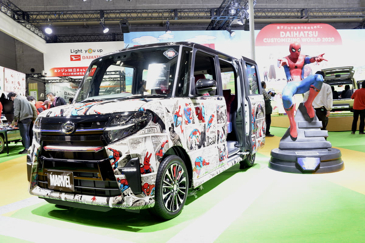 シートカバー 車 タント マーベル 限定品 インテリア スパイダーマン