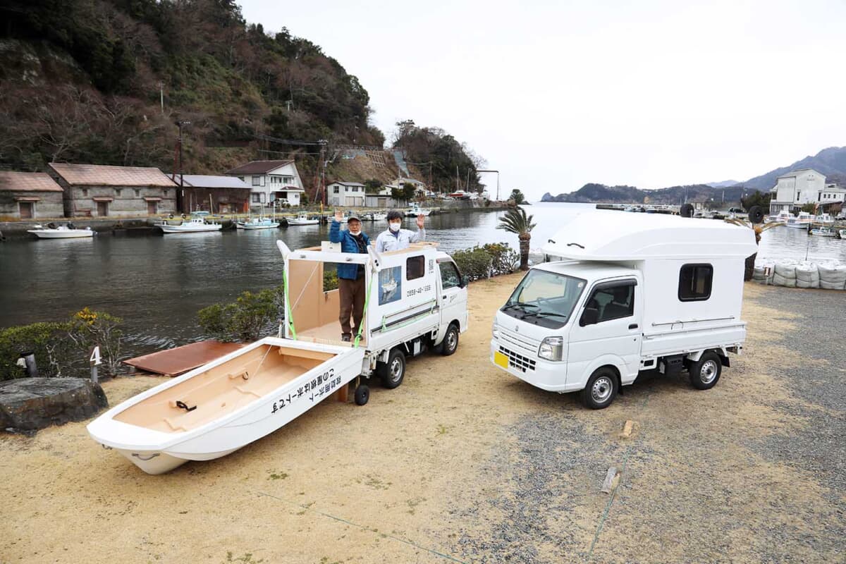 小型ボート 小船 バス釣りのバスボートにも、免許も不要！！軽トラの荷台に載ります！！ - その他