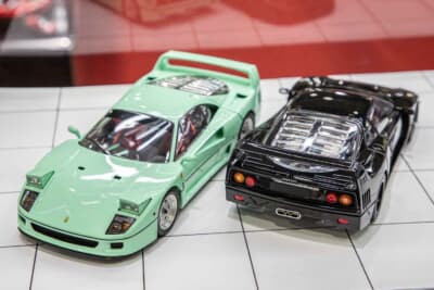 京商オリジナル：1/18スケール フェラーリF40にはミントグリーンとブラックが追加。価格は4万4000円（消費税込）