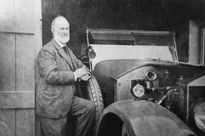 ヘンリー・ロイス卿と実験用ロールス・ロイス車、6EX