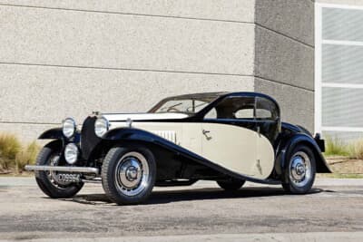 セレクション・フロム・ザ・マリンコレクションで出品された1938年式のブガッティ タイプ57C アラヴィス スペシャルカブリオレ