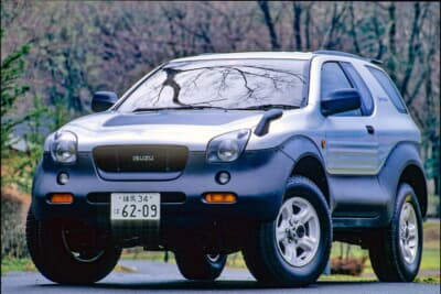 いすゞ ビークロス：ビークロスのはじまりは1993年の東京モーターショーに出品したコンセプトカーで、当時は名称がヴィークロスとされていた